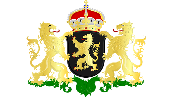 Wapen provincie Noord-Brabant Provinciewapen Noord-Brabant - in kleur op transparante achtergrond - 600 * 337 pixels